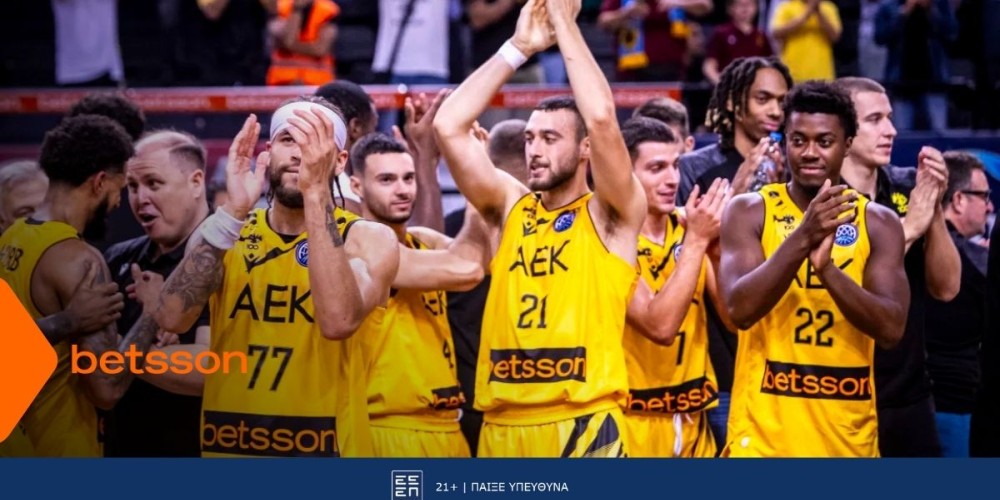 ΑΕΚ BETSSON BC-Άρης Midea BC με Bet Builder και Κορυφαίες Αποδόσεις στην Betsson (28/12)