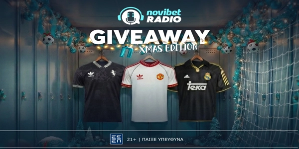 X-MAS GIVEAWAY στο Novibet Radio!
